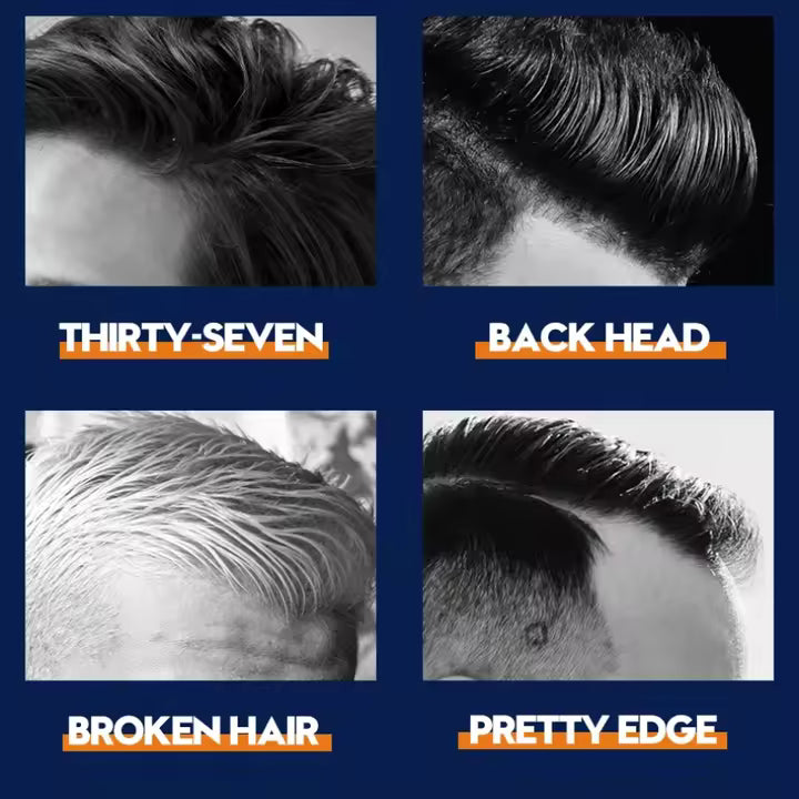 2 in 1 Hair Wax Gel with Wide Tooth Comb Men Long-lasting Fluffy Hair Styling Oil Hair Styling Cream Liquid Fluffy Comb 280ml