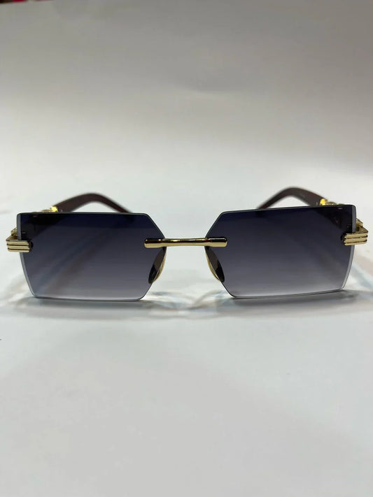 Rimless Glassess with Leopard